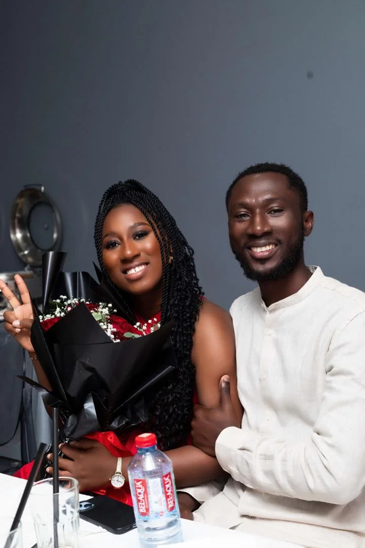 Emmanuel and Nana Afua smiling together